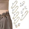 thumbnail image 3 of 70PCS Pearl Brooch,Pant Waist Tightener Safety Pin, 3 of 5