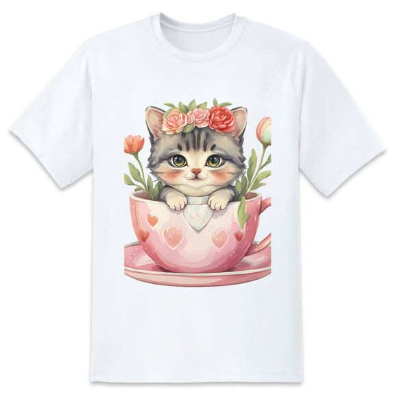 Men's Graphic TeeCat20 (1) Letter Print T-Shirts Round Neck Short Sleeves Sizes XS-5XL Summer Daily Casual Tops