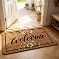 thumbnail image 6 of DAMAI Spring Flower Coir Welcome Mat Outdoor, Non Slip Durable Doormat with Daisy Flower Design, Front Door Mat for Entrance Home Porch Entryway Spring Summer Decor Housewarming Gift, 6 of 8