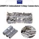 thumbnail image 1 of Conectores de Tope de 200 piezas/caja no aislados Terminales de enjuague de cable de cable de alambre eléctrico sen aislamiento con estuche de almacenamiento, 1 of 7