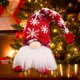 thumbnail image 4 of Adornos de muñeca de gnomo sin rostro de Navidad LED Decoración colgante de año nuevo (rojo) Likrtyny Lamparas Hogar Multifuncional, 4 of 6