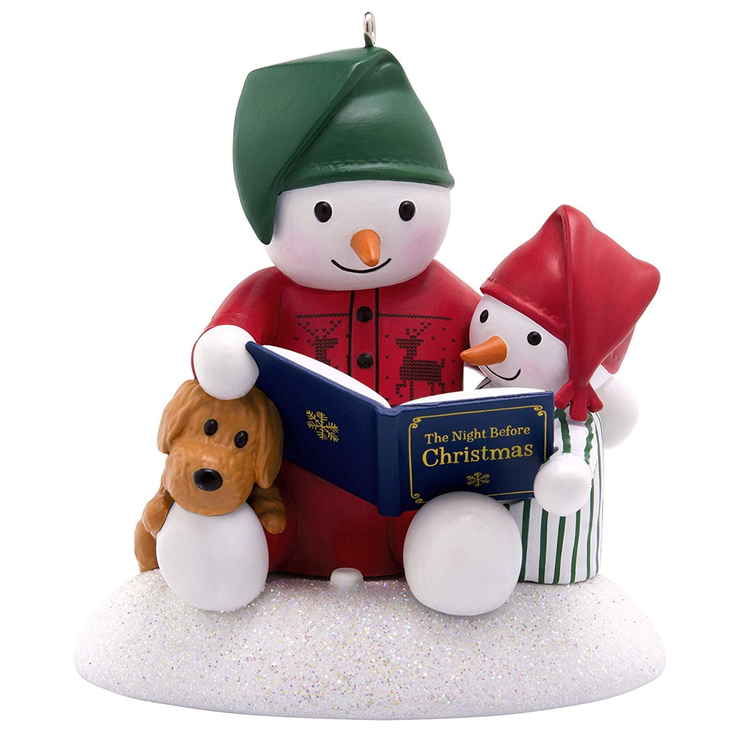 Hallmark Keepsake 2019 Year Dated Story Time Snowman Musical Ornament