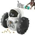 thumbnail image 2 of Dog Food Toys Pet Puzzle Interactive Tumbler Balance Car Funny Toy Food Slow Dispenser Eater Pet Dog Cat Training Goods for Pets (Black), 2 of 7