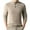 Khaki, variant on Stand Collar Sweater Coat Lined Warm Knit Pullover Winter Thermal Outerwear Thick Soft Comfortable Casual Fashion Mens Sweaters Lightweight