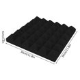 thumbnail image 4 of FAGINEY 6Pcs Pyramid Shape Sound-Absorbing Foam Acoustic Panels Soundproofing Foam for Piano Room Studio, 4 of 7