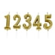 thumbnail image 2 of Birthday Cake Number Candles Gold Numeral Candles For Cakes 10Pcs, 2 of 4