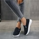 thumbnail image 1 of Zapatos de lona planos de gran tamaño para mujer, zapatos deportivos casuales cómodos de verano Wmkox8yii shalkjhdk1579, 1 of 4