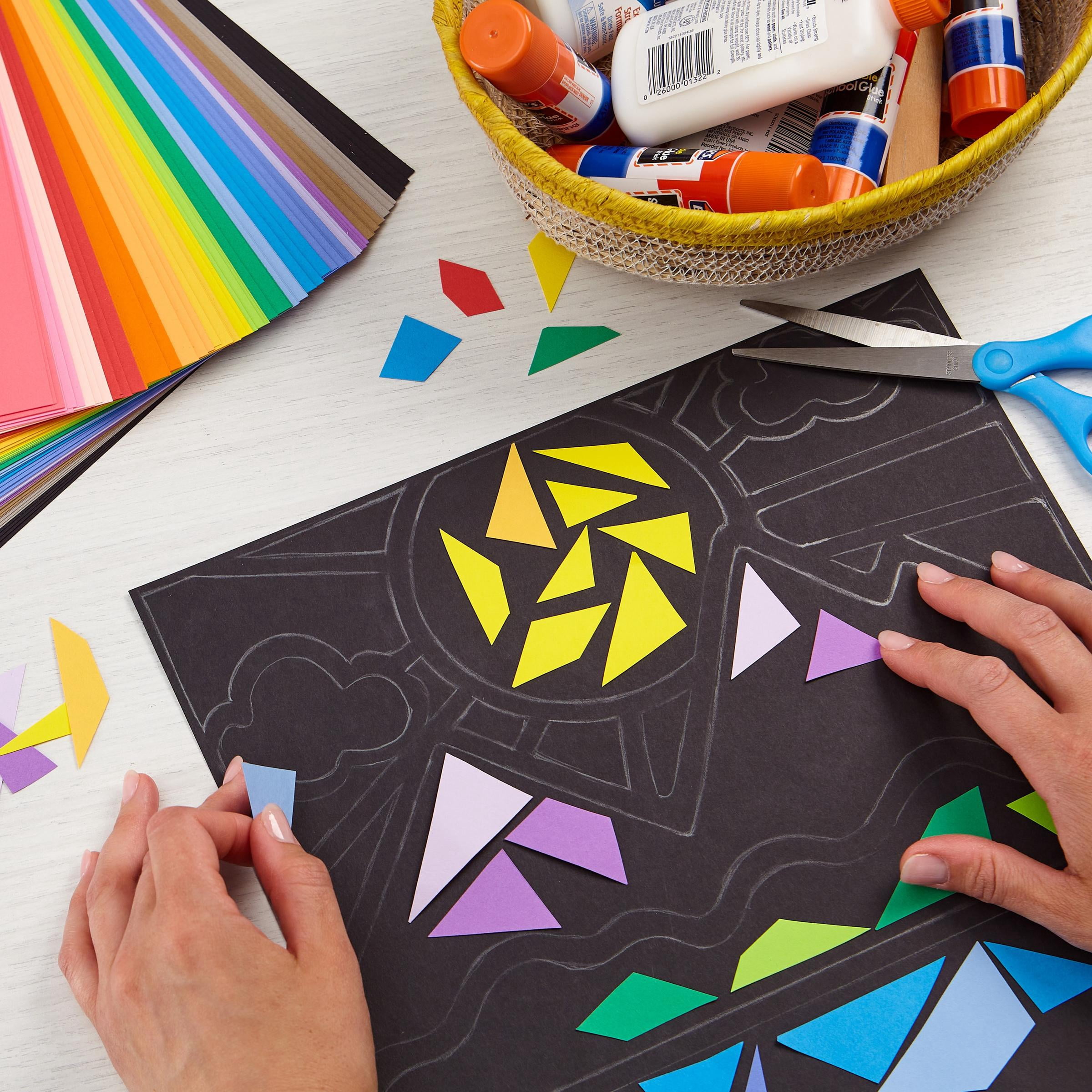 Astrodesigns Cardstock, 18-Color Starter Pack Assortment, 12" x 12", 8.5" x 11", 65 lb./176 gsm, 36 Sheets (91275)