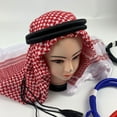 thumbnail image 5 of 1Pcs New Muslim Man Saudi Arabic Dubai Desert Accessories Islamic Clothing Egal Shemagh Shawl Headwear Rope Headrope 57CM STYLE 2, 5 of 8