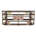 thumbnail image 3 of Regency Flip Flop 34" High Folding Bookcase- Mocha Walnut, 3 of 5