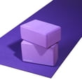 thumbnail image 2 of BalanceFrom Set of 2 High Density Yoga Blocks, 9"x6"x4" Each, 2 of 5