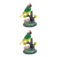 thumbnail image 4 of sweethay Figuras eléctricas de loros, portalápices, escultura, periquito, juguetes de reproducción de escritorio, contenedor de lápices para Tipo 2 2piezas, 4 of 6