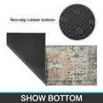thumbnail image 7 of Boho Light Blue Carpet Rugs and Mats Non Skid Washable Absorbent Microfiber Soft Kitchen Mat for Floor Set Of 2 Decor Stain Resistant 17"x47"+17"x30", 7 of 7