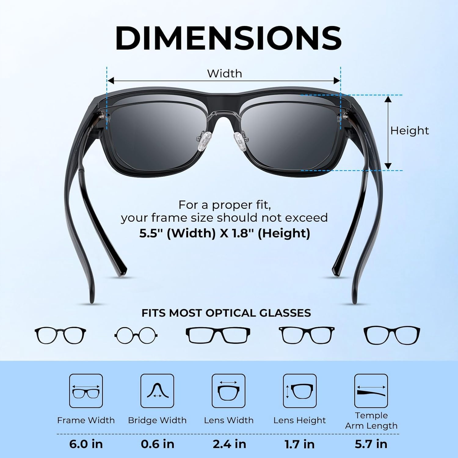 KastKing Chariton Fit-Over Polarized Wrap Around Over Sunglasses for Men and Women, Ideal for Driving Fishing Cycling Running