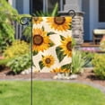 thumbnail image 5 of Flowers Sunflowers Pattern Garden Flag Double Sided House Flag for Outdoor Home, Personalized All Year Round Yard Decor 12 x 18 Inch, 5 of 6
