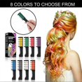 thumbnail image 5 of One Time Hair Chalk Comb Professional Temporary Instant Hair Comb Hair Color Highlights Streaks Hair Coloring Dye Comb, 5 of 5