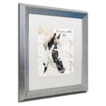 thumbnail image 3 of Trademark Fine Art "Dans la Ferme Horse" Canvas Art by Jennifer Redstreake White Matte, Silver Frame, 3 of 3