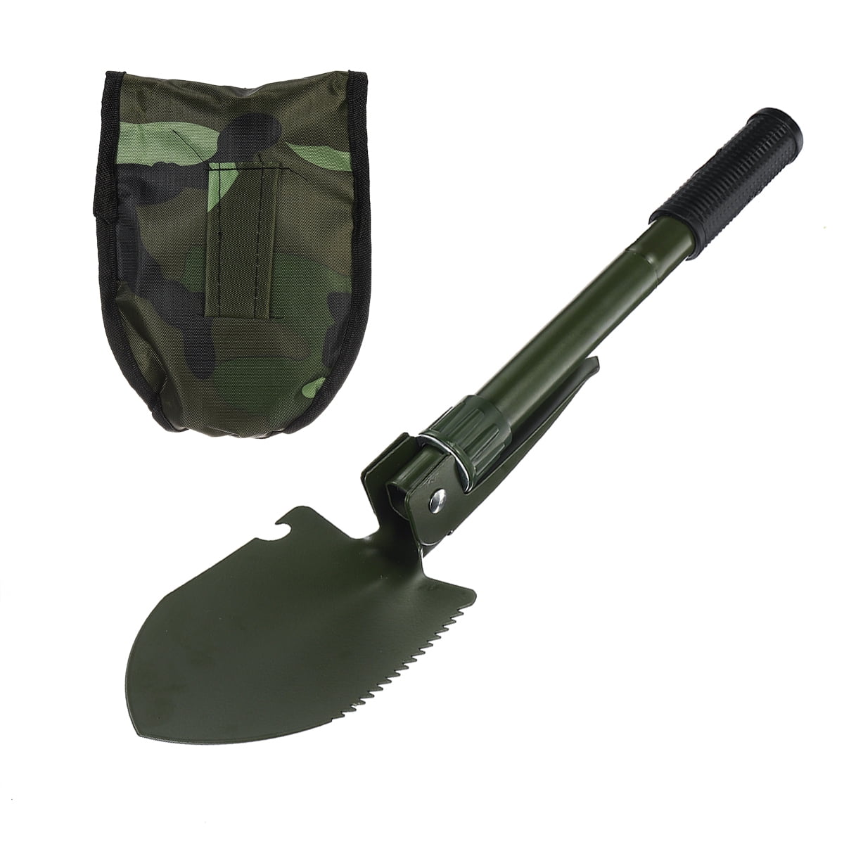 Foldable Shovel Camping Hiking Tool Compass MultiFunction Outdoor