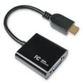 onn. Compactdesigned Portable HDMI to VGA Adapter