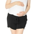 thumbnail image 2 of Kindred Bravely Maternity & Postpartum Lounge Shorts | Maternity Pajama Shorts for Women (Black, Small), 2 of 7