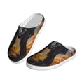 thumbnail image 2 of Lsque Romantic Flower Astronaut Couple Pattern Womens Comfort Cotton on Scuff With Memory Foam and Anti-skid Sole Slipper-44/45, 2 of 7