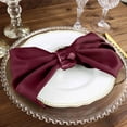 thumbnail image 6 of Efavormart Cloth Napkins Set of 10, 17x17  Inch Burgundy Seamless Dinner Napkins, Washable Linen Table Napkin Cloth with Hemmed Edges for Weddings, Party and Banquet, 6 of 10