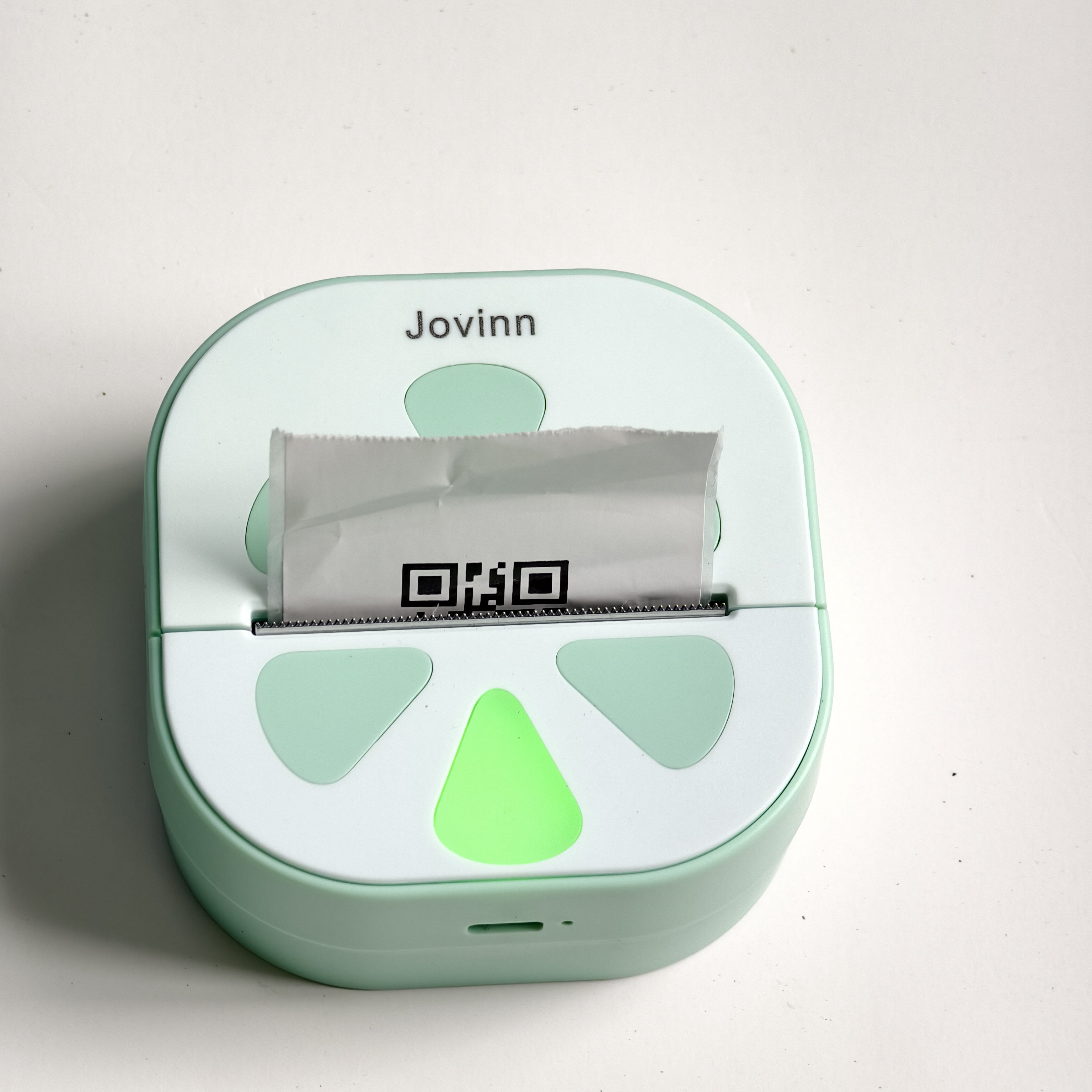 Jovinn Sticker Printer, Bluetooth Portable Pocket Sticker Printer with 3 rolls, Inkless Thermal Sticker Maker Machine for Notes, Journal, Kids Gift