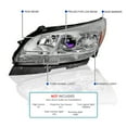 thumbnail image 3 of Spec-D Tuning Left Driver Side Chrome Projector Headlight Compatible with 2013-2015 Chevy Malibu, 2016 Chevy Malibu Limited, 3 of 5