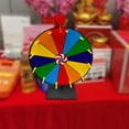 thumbnail image 6 of Prize Colors Wheel Desktop Fortune Wheel for Restaurant Supermarkets Stores 30cm 6 Colors, 6 of 10