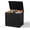 Matte Black, variant on 100 Gallon Outdoor Storage Box, Waterproof Resin Deck Box Organizer for Patio Cushion Storage, Lockable Outside Container for Garden Tools