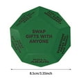 thumbnail image 2 of Santa Swap Gift Exchange Dice, 2025 New - Exchange Dice Game, Christmas Party Gift Exchange Dice Game, 12 Different Sides - 3*3*3in High-Density Food-Grade, 2 of 5