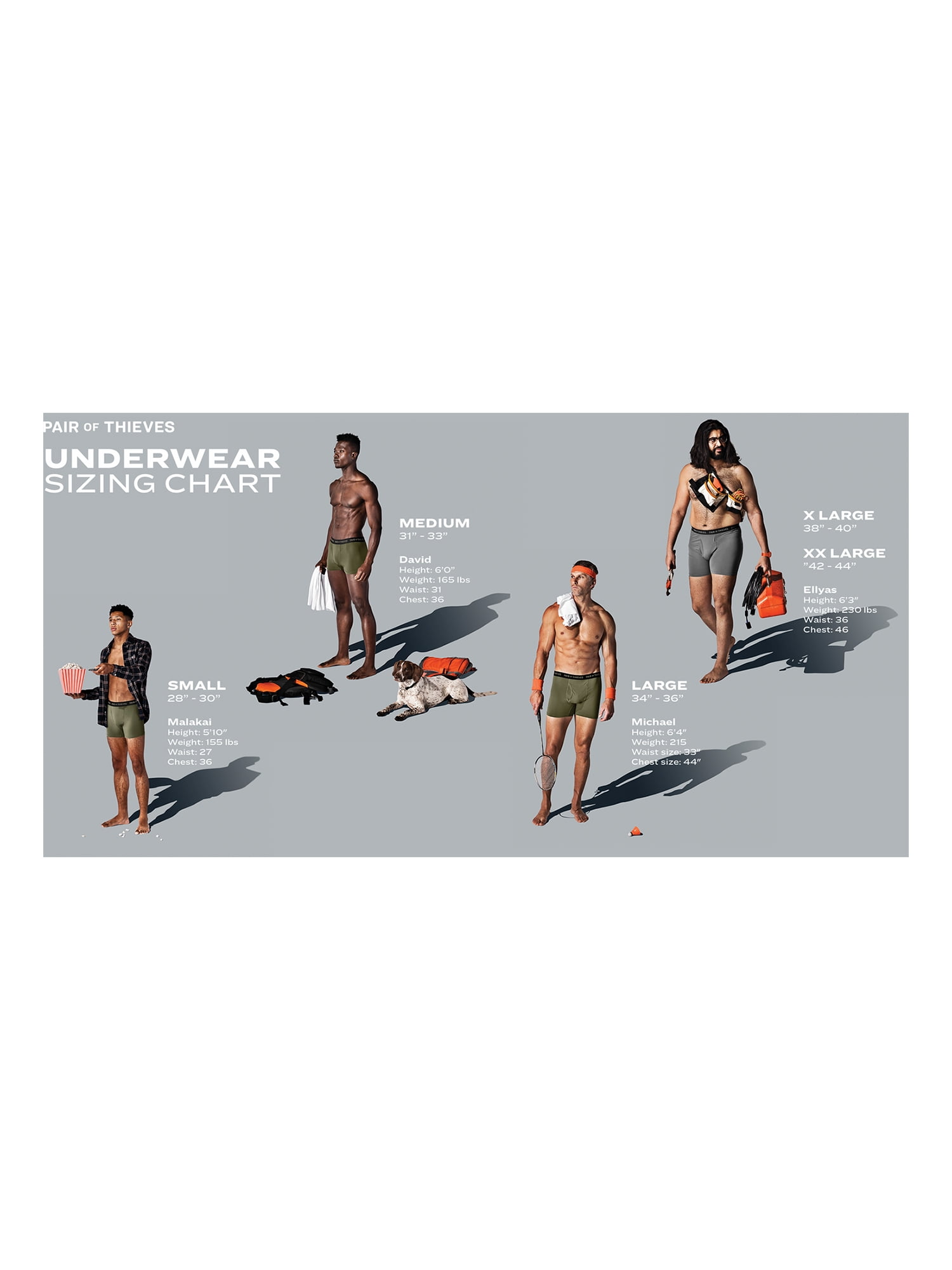 Pair of Thieves SUPERFIT 2-Pack Adult Mens Boxer Briefs, Sizes S-3XL
