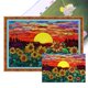 thumbnail image 1 of Hilo Algodón Bordado Pintura 11CT Vidrieras Punto Cruz Girasol 60x40cm, 1 of 9