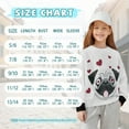 thumbnail image 7 of Xoenoiee Pug Dog Heart Print Girls Oversized Sweatshirt Crewneck Pullover Long Sleeve Soft Comfy Outerwear Casual Tops for Fall Winter, 7-8 Years, 7 of 7