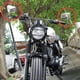 thumbnail image 3 of 2PCS 7/8 "Espejos retrovisores de extremo de barra de manija de material acero inoxidable para motocicleta Plata1 Yotijar Espejo retrovisor Cafe Racer, 3 of 5