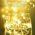 thumbnail image 6 of Battery Operated Fairy String Lights,15 Packs 20 LEDs 6.6FT Silver Copper Wire Starry String Light for DIY Bottle Jars Costume Wedding Party Easter Table Decorations (Warm White), 6 of 8
