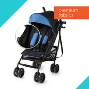 Extra-Large Storage and Compact Fold,Summer Convenience Stroller, Blue/Matte Black – Lightweight Umbrella Stroller with Oversized Canopy