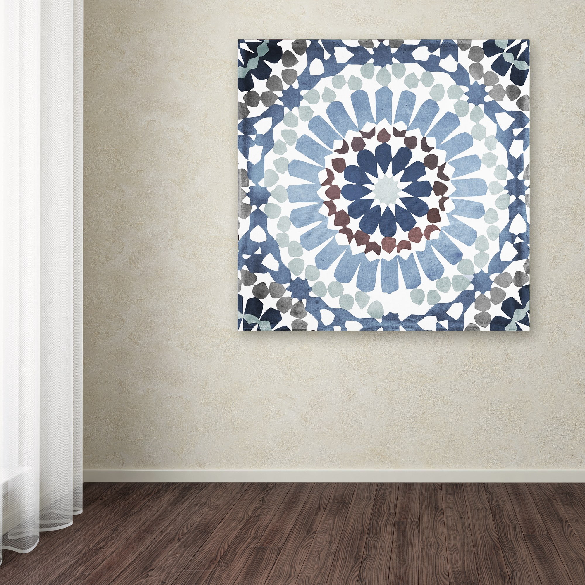 Trademark Fine Art "Moroccan Blues IV" Canvas Art by Color Bakery