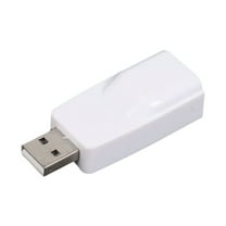 USB to RJ45 LAN Ethernet Adapter 100Mbps USB2.0 Network Card for PC Laptop Desktop DVB Set Top Box Drive-Free White