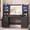 Black, variant on ChVans 62'' Large Vanity Desk with Tempered Glass Top, 60000-color LED Lights, Charging Station, White Makeup Vanity with 3 Lights Mode LED Mirror, 8 Drawers, 2 RGB cabinets for Women, Girls Gift