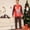 Red, variant on Dvkptbk Family Christmas Pjs Matching Sets Holiday Sleepwear Pajamas for Dad/Mom/Kids Christmas Pajamas Printed Long Sleeve Top and Pants Sleepwear (Kids) on Clearance