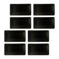thumbnail image 1 of Tnarru 8 Pieces Disposable Plates Cake Tray Portable Practical Tableware Plates Cake Plates for Dining Birthday Anniversaries Events Black, 1 of 8