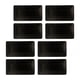 thumbnail image 1 of 8 piezas de platos desechables, utensilios, vajilla portátil, platos de papel para fiestas Negro, 1 of 9