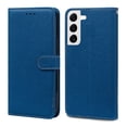 thumbnail image 5 of Allytechgroup for Samsung Galaxy S24 FE Wallet Case, Premium PU Leather Magnetic Flip Phone Cover with Wrist Strap Kickstand Card Slots Shockproof Bumper for Samsung Galaxy S24 FE, Darkblue, 5 of 7