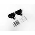 thumbnail image 4 of Esatto® Paquete 4 Repisas Vidrio Negras C/soportes AC-027N, 4 of 4