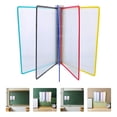 thumbnail image 3 of GOOHOCHY Organizador de archivos de pared para colgar, soporte para documentos A4, revistero de 5 niveles, soporte de exhibición para oficina y sala de reuniones., 3 of 8