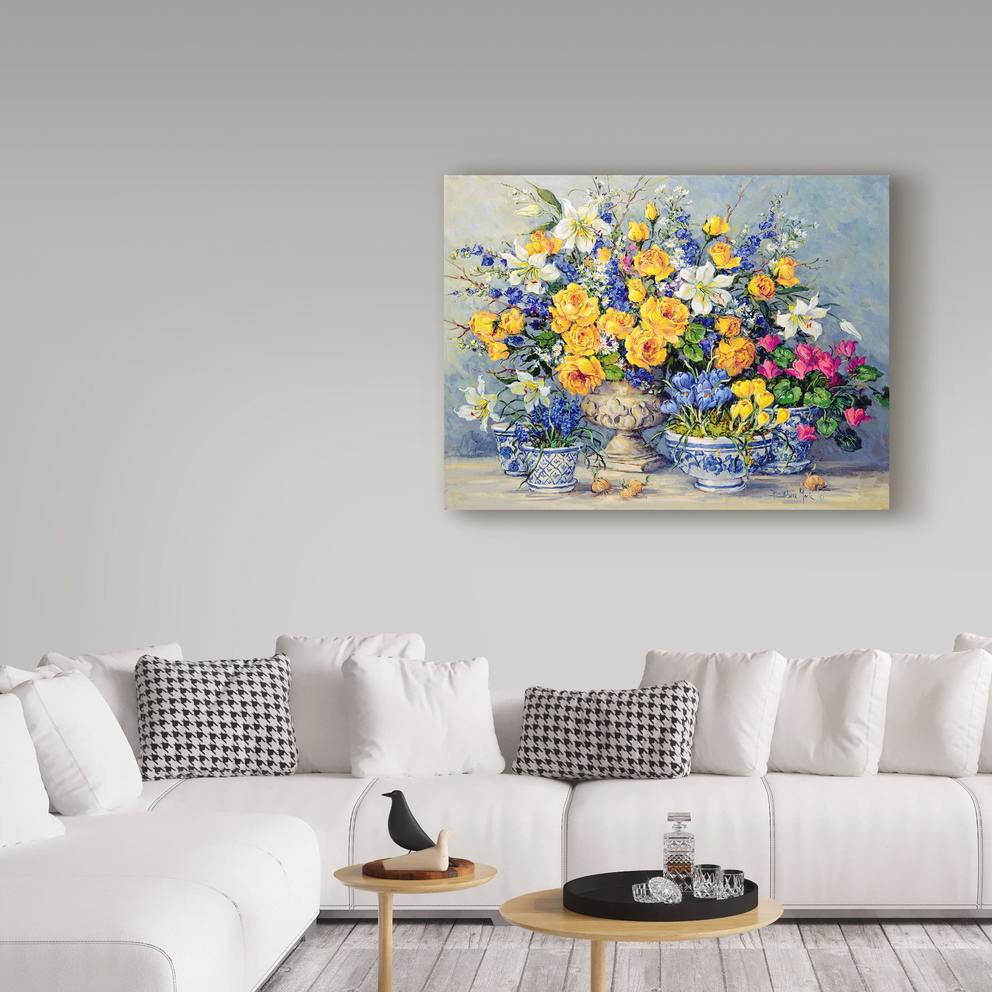 Trademark Fine Art ' From Gabrielles Garden' Canvas Art by Barbara Mock