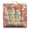 Chic Paisley Patte, variant on Jungle Vibes Floor Pillow&nbsp;– 22x22 Inch Large Cushion, Dutch Velvet, Mixed Tropical Leaves (Wild & Free Spirit)