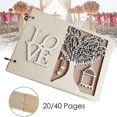 thumbnail image 3 of Rustic Wooden Guest Book For Wedding, Engagement, Scrapbooking (shikai), 3 of 4