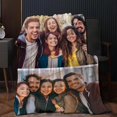 thumbnail image 5 of Custom Flannel Blanket for Adult Kid, Personalized Photos Throw Blanket Single Sided Printing, Perfect Home Decor Gift Birthday Valentines Christmas (8 Photos, 80x120CM), 5 of 6